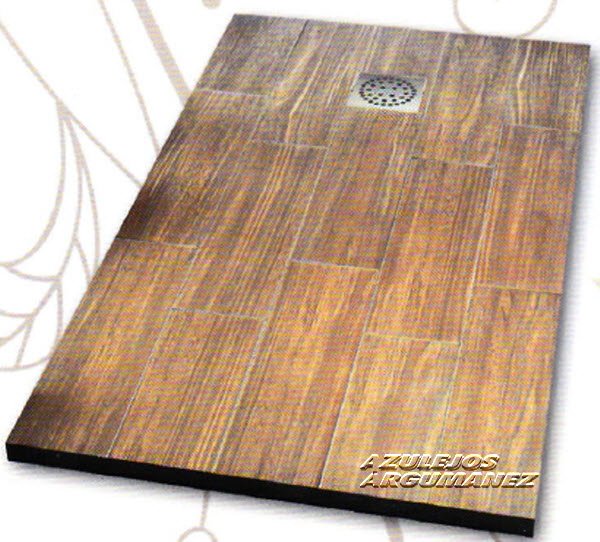 Plato de ducha extraplano parquet haya