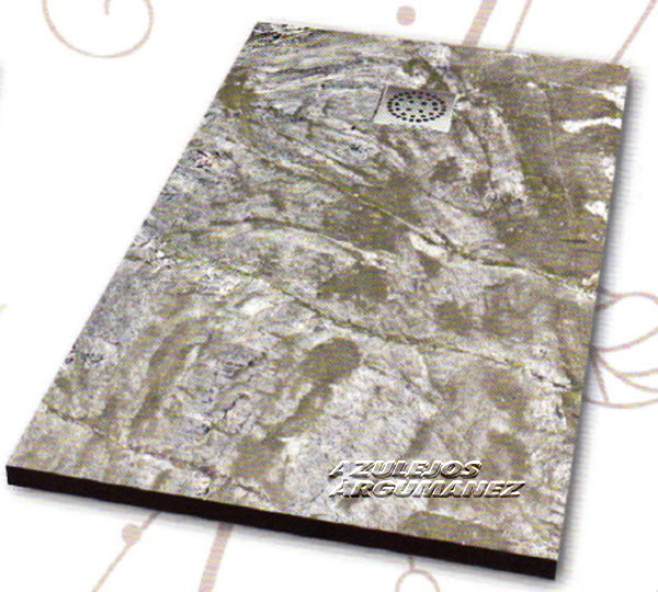 Plato de ducha extraplano piedra cemento