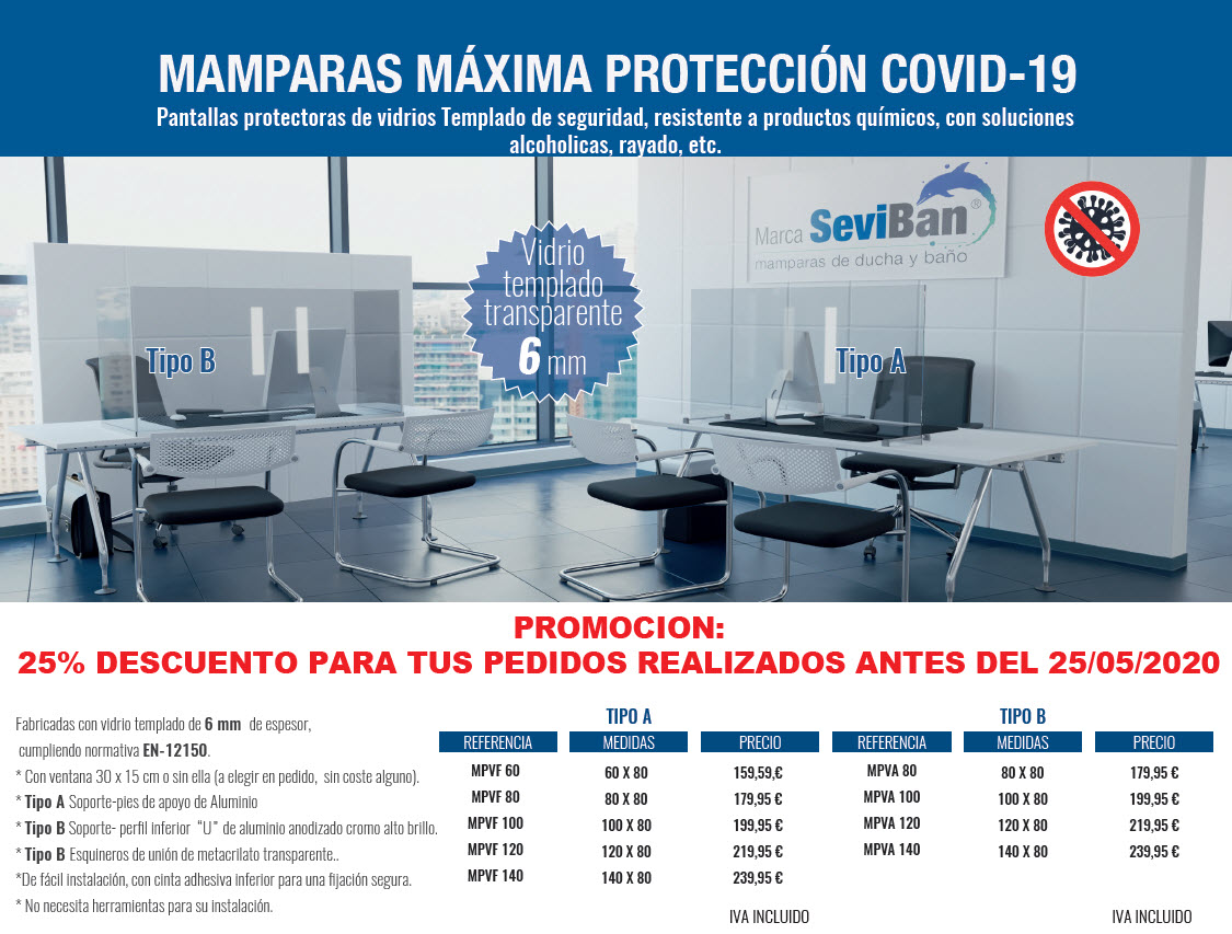 MAMPARA PROTECTORA COVID-19